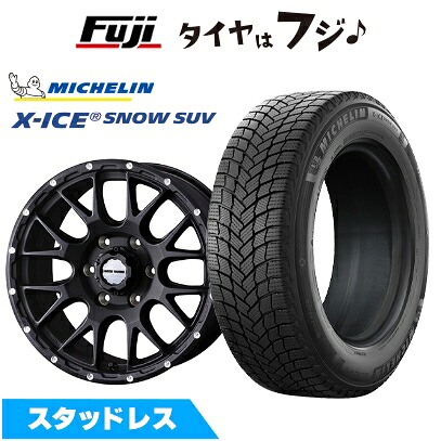 【新品】プラド/ハイラックス スタッドレスタイヤ ホイール4本セット 265/65R17 ミシュラン エックスアイス スノー SUV WEDS ウェッズアドベンチャー マッドヴァンス 08 8J 17インチ(送料無料)｜フジコーポレーション