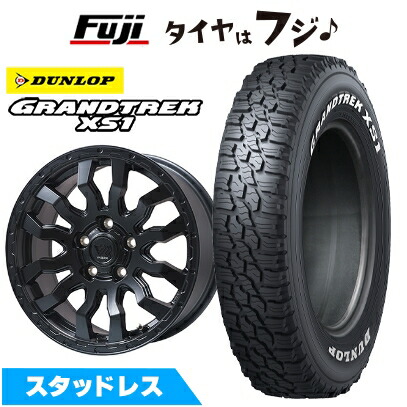 【新品国産車用5穴114.3】 スタッドレスタイヤ ホイール4本セット 215/70R16 ダンロップ グラントレック XS1 RWL ホワイトレター トピー ヴァブロ RR-01【限定】 7J 16インチ(送料無料)｜フジコーポレーション