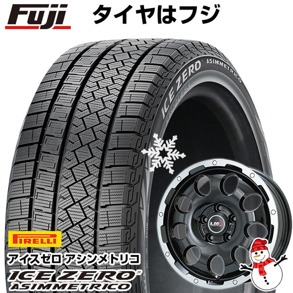 【新品】輸入車用 レネゲード スタッドレスタイヤ ホイール4本セット 215/60R17 ピレリ ウィンター アイスゼロアシンメトリコ レアマイスター LMG CS-9 6.5J 17インチ(送料無料)