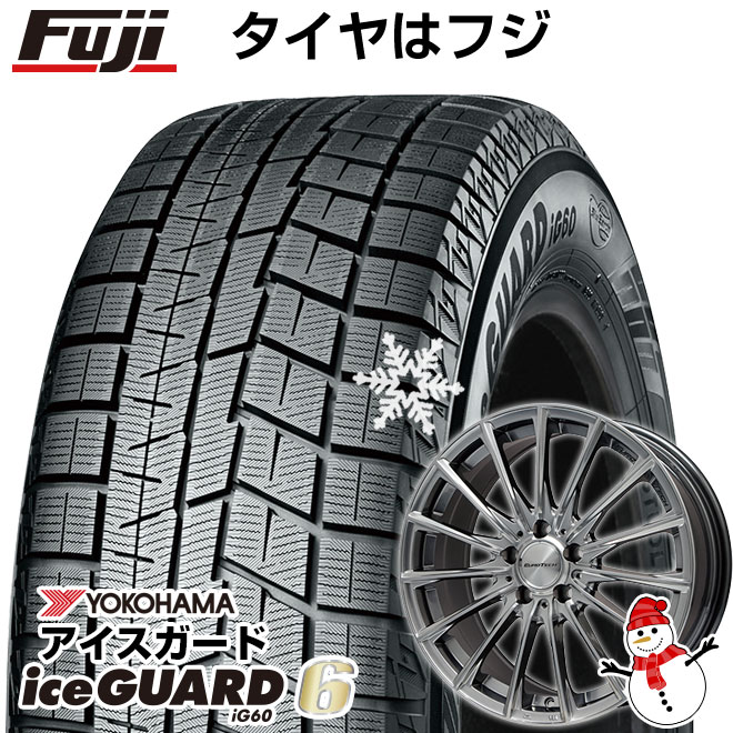 無料長期保証 楽天市場 クーポン対象 取付対象 送料無料 ベンツcクラス W5 Yokohama ヨコハマ アイスガード シックスig60 225 45r18 18インチ スタッドレスタイヤ ホイール4本セット 輸入車 Eurotech ステージtw15 クロームハイパーブラック 7 5j 7 50 18