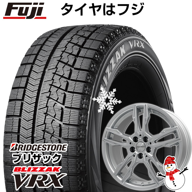 人気特価激安 楽天市場 取付対象 送料無料 ベンツcクラス W5 Bridgestone ブリヂストン ブリザック Vrx 225 45r18 18インチ スタッドレスタイヤ ホイール4本セット 輸入車 Eurotech ユーロテック ガヤ エリージ シルバー 7 5j 7 50 18 フジ