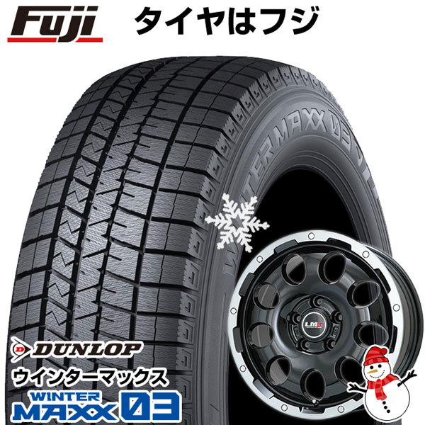 【新品】輸入車用 レネゲード スタッドレスタイヤ ホイール4本セット 215/60R17 ダンロップ ウインターマックス 03 WM03 レアマイスター LMG CS-9 6.5J 17インチ(送料無料)|フジコーポレーション