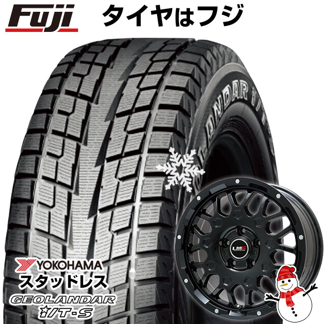 【新品】輸入車用 レネゲード スタッドレスタイヤ ホイール4本セット 215/65R16 ヨコハマ ジオランダー I/T-S G073 レアマイスター LMG MS-9W グロスブラック 6.5J 16インチ(送料無料)｜フジコーポレーション