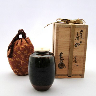 楽天市場】茶道具 濃茶器 中興名物 橋立肩衝茶入れ写し 笹田有祥