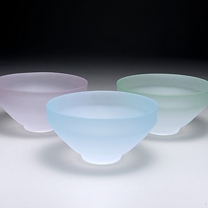 ガラス　茶盌　ちゃわん ガラス茶盌ちゃわん