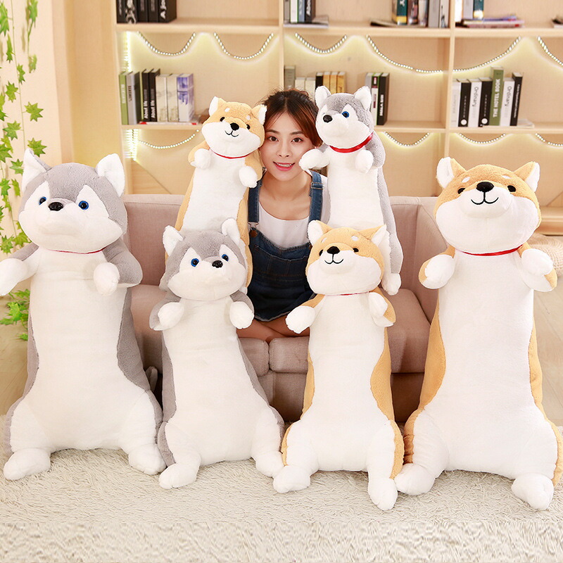 立ち上がりワンちゃん抱きぐるみ80cm 2個セット 柴犬ぬいぐるみ 抱き枕 新品 y02buke116_00.jpg