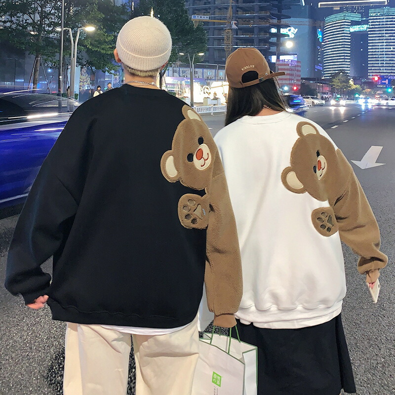 Tops/くまスリーブ裏起毛トレーナー ST/No.22202 main image 0