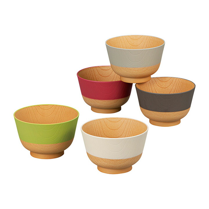 楽天市場】日本伝統色 漆塗 汁椀5色揃 木箱入【 食器 】【 汁椀 お椀