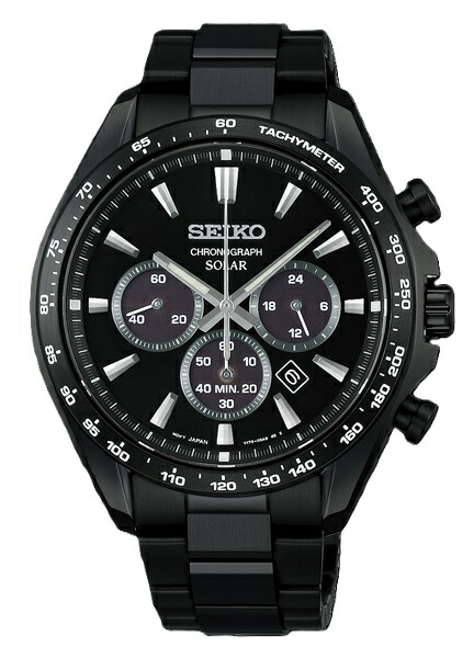 SEIKO セイコー腕時計 セイコーセレクション ソーラー メンズ クロノグラフ SシリーズSBPY187