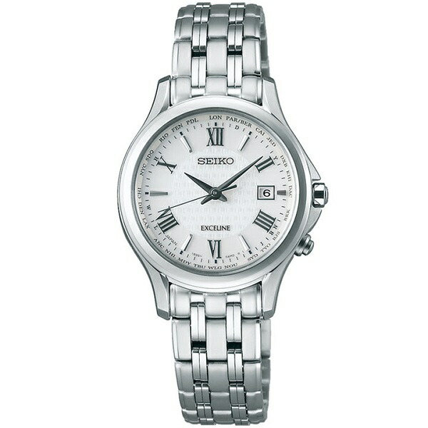 楽天市場】セイコー エクセリーヌ SEIKO EXCELINE 電波 ソーラー 電波
