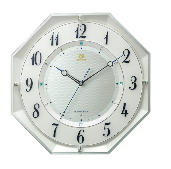 Rhythmリズム時計高級掛時計電波時計rhg M119 8my559hg03 Voli Me