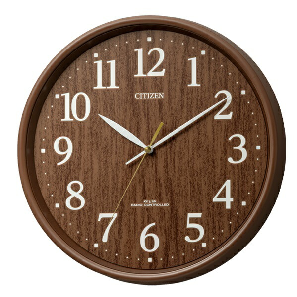 楽天市場】シチズン掛け時計 電波掛け時計4MY766-019 エコライフ M766