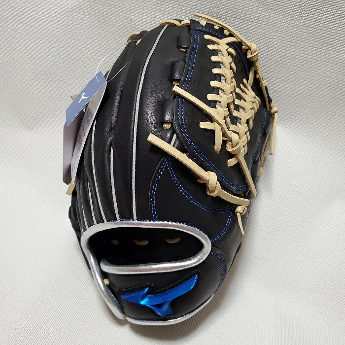 Mizunoミズノ軟式用グローヴ1AJGR19610オールラウンド用 大きさ10 (0903:黒いこと×しろがね色)