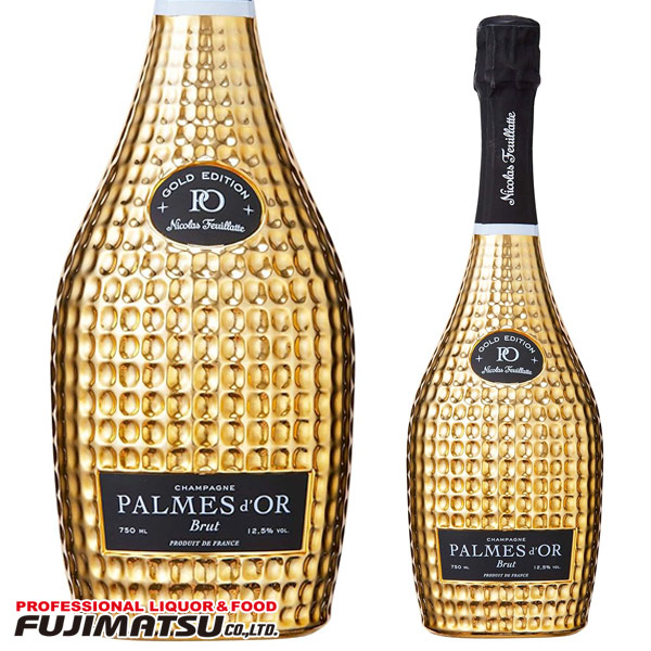 【決算セール特価】ニコラ フィアット パルム ドール ブリュット ゴールド エディション 750ml シャンパン SSSお中元 暑中見舞い ギフト 御祝 熨斗｜業務用酒販 ふじまつ
