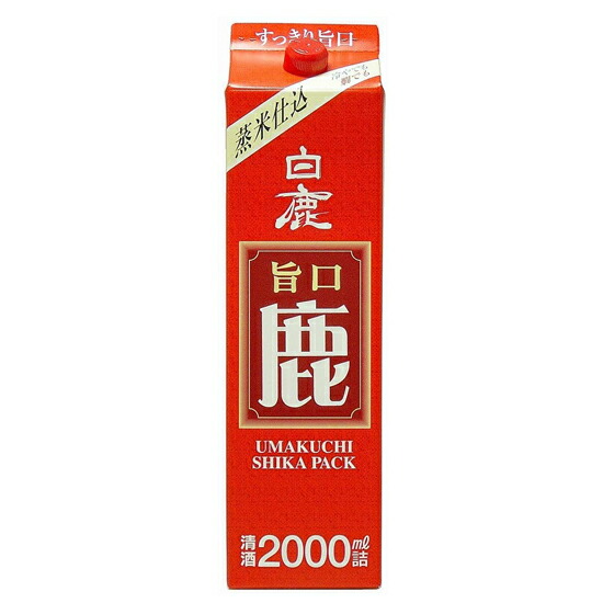 楽天市場】【送料無料】 白鹿 旨口 鹿 3000ml(3L)パック×1本