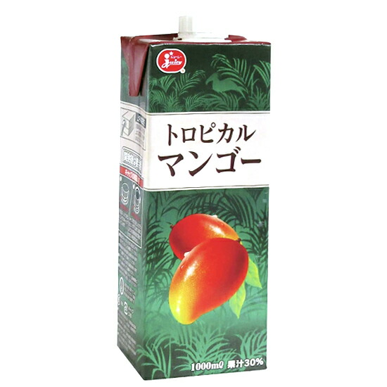 楽天市場】ジューシー トロピカルマンゴー 1L紙パック(6本入り1ケース