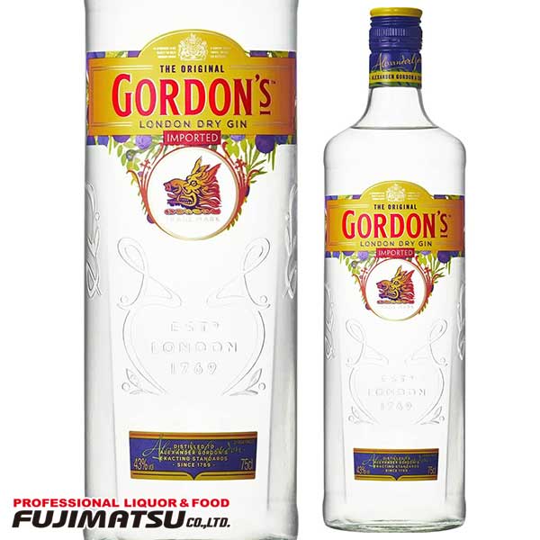 楽天市場】ゴードン ロンドン ドライジン 43度 750ml スピリッツ ジン