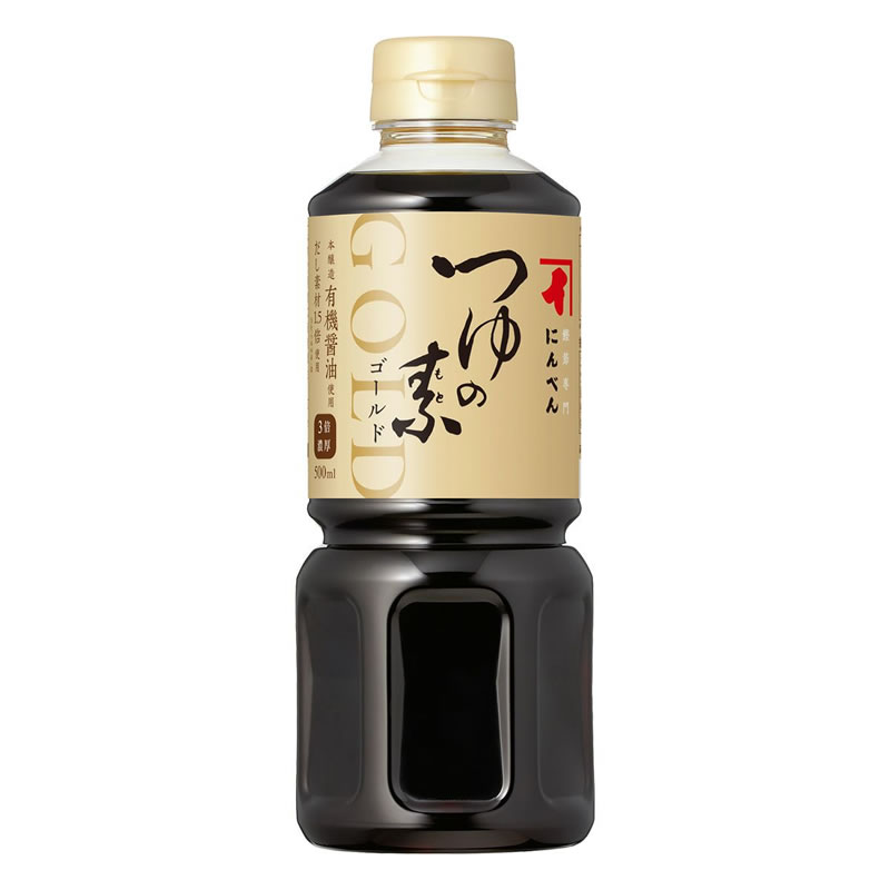 にんべん つゆの素ゴールド 500ml（3倍濃厚）