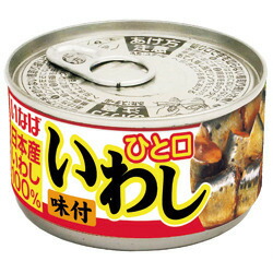 （2ケース）いなば ひと口いわし　味付 115g 48缶   【 缶詰 inaba いわし 】