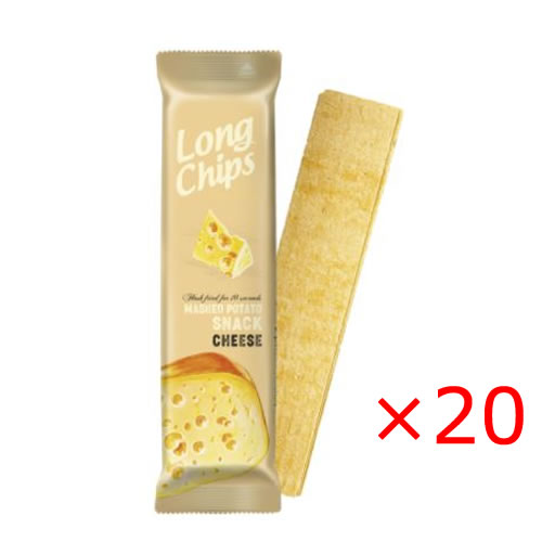 【送料無料s】 (1ケース）ペルネス ロングポテトチップス チーズ味 75g×20袋 【ロングチップス Pernes Long Chips Sea Salt&Vinegar スナック ラトビア おつまみ おやつ おしゃれ カワイイ】