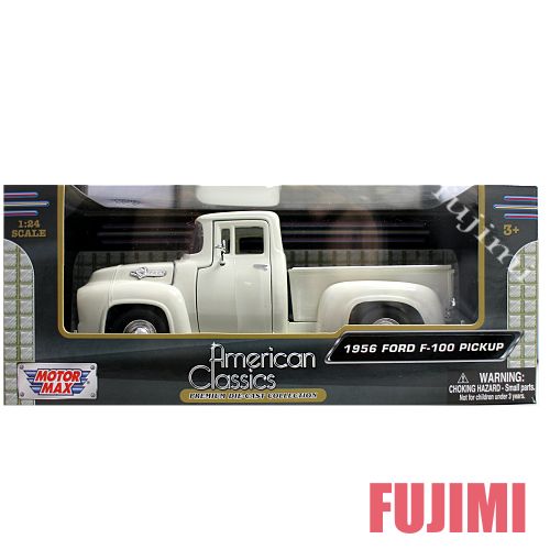 楽天市場 1956 Ford F 100 Pickup Wht 1 25 Motor Max ダイキャストカー フォード アメ車 ピックアップ トラック F 100 1 24 白 ミニカー ホールセール ｃ ｃフジミ