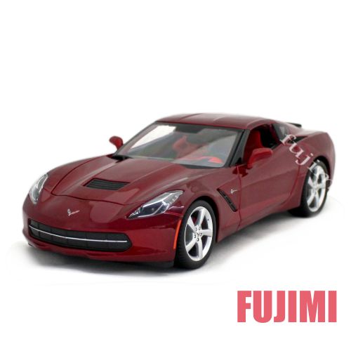 Maisto (マイスト) 2014 Corvette Stingray C7 1/18 赤いこと シボレー コルベット スティング花の冠 ミニカー 乗り物のおもちゃ-ミニカー・トイカー