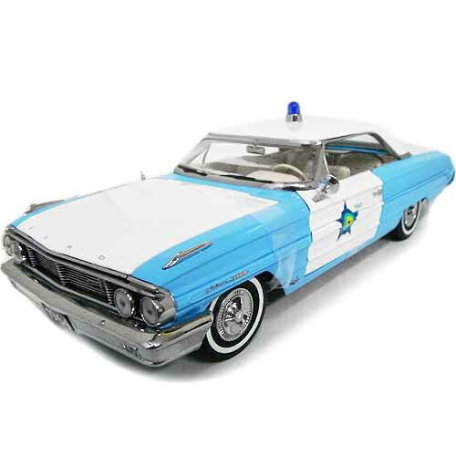 SUN STAR 1964 Ford Galaxie 500 1/18 ブルー フォード ギャラクシー ポリスカー ミニカー｜飲料食品卸売 ホールセール フジミ