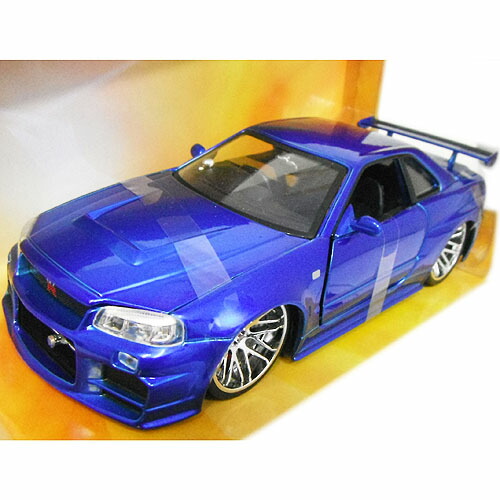 楽天市場 Fast And Furious Brian S Nissan Skyline Gt R R34 1 24 Bl Jada ワイルド スピード Sky Mission ミニカー ジャダ ダイキャストカー 映画 ブライアン ポール ウォーカー ニッサン 日産 ホールセール ｃ ｃフジミ