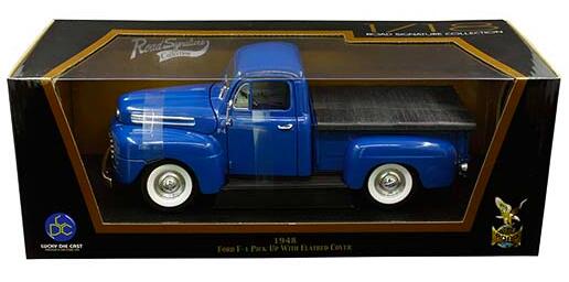Road Signature 1948 Ford F-1 Pick Up with Flatbed Cover 1/18 ブルー フォード ピックアップ トラック ミニカー