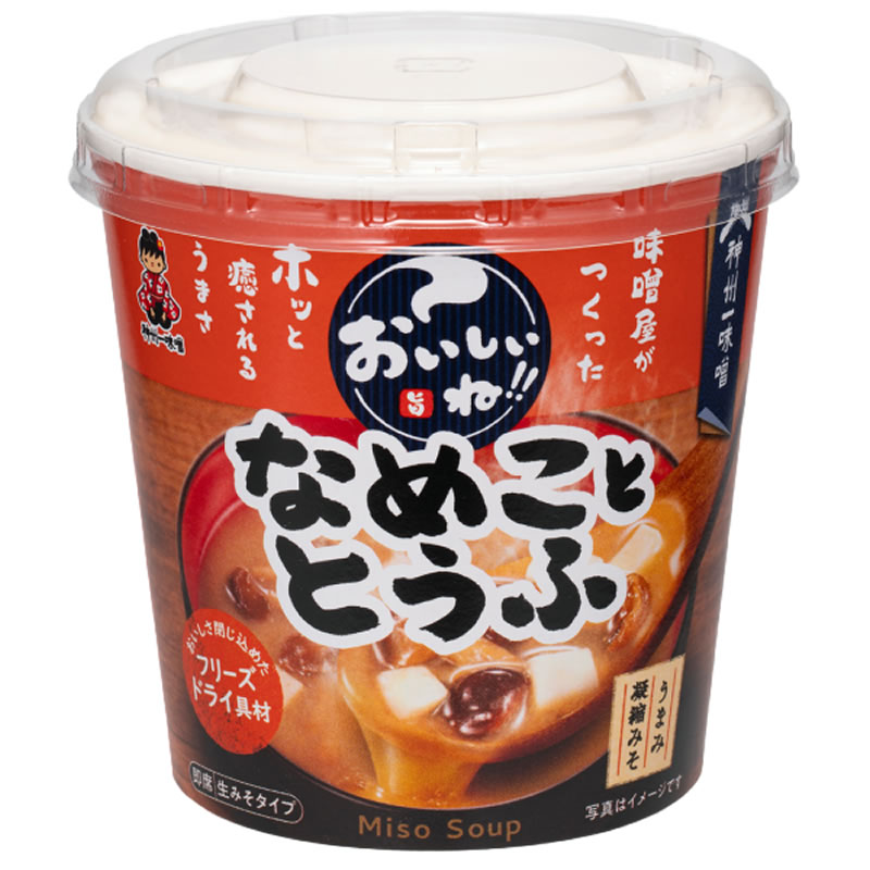 楽天市場】神州一味噌 カップみそ汁 おいしいね!! なめこととうふ 60個