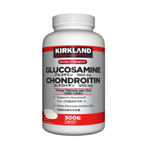 【楽天市場】カークランド グルコサミン＆コンドロイチン 300粒 【コストコ,Costco,KIRKLAND,サプリ,タブレット
