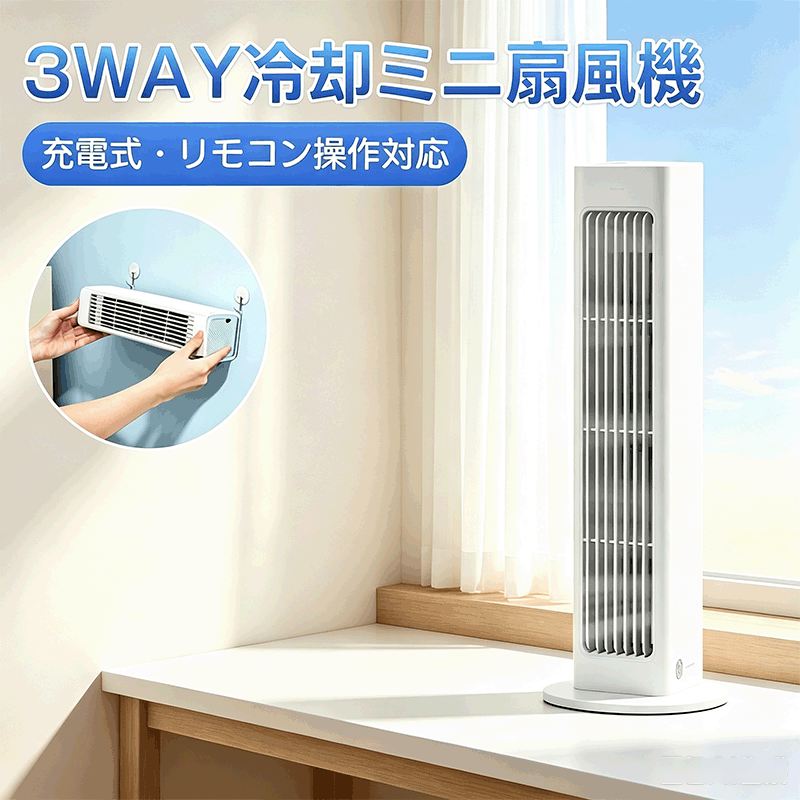 【2026年最新】 冷風機 卓上クーラー ミニエアコン 扇風機 送風 立式ファン ミニクーラー 冷却 加湿 送風 扇風機 リモコン付き 自動首振り 立式ファン 壁掛け式 強力 ダブル噴霧口 USB 冷風機冷却ファン 寝室 リビング 家庭用 オフィス 暑さ対策|CAMERA