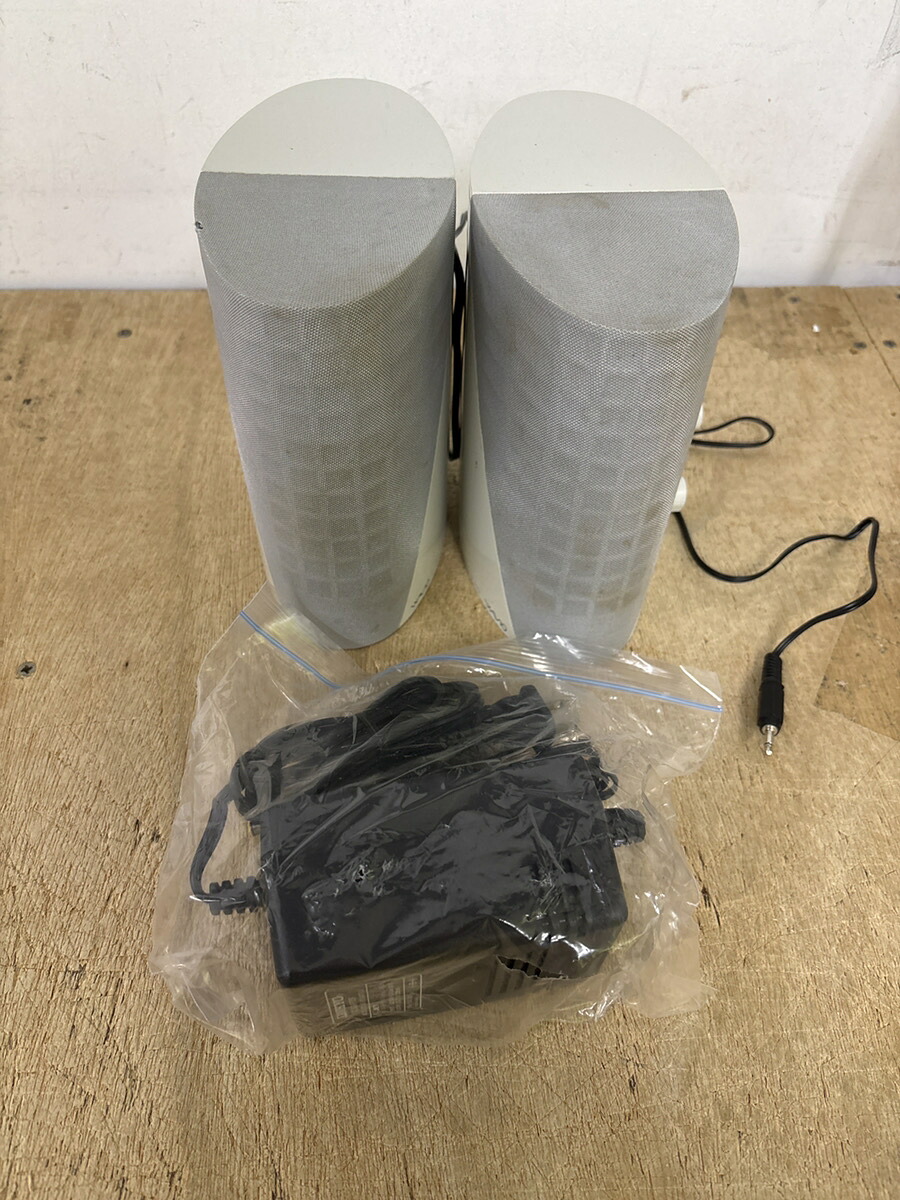 〈中古〉ONKYO WAVIO ル・シータ アンプ内蔵スピーカー 6W+6W GX-R3X(W) /プラチナホワイト｜フジセイ