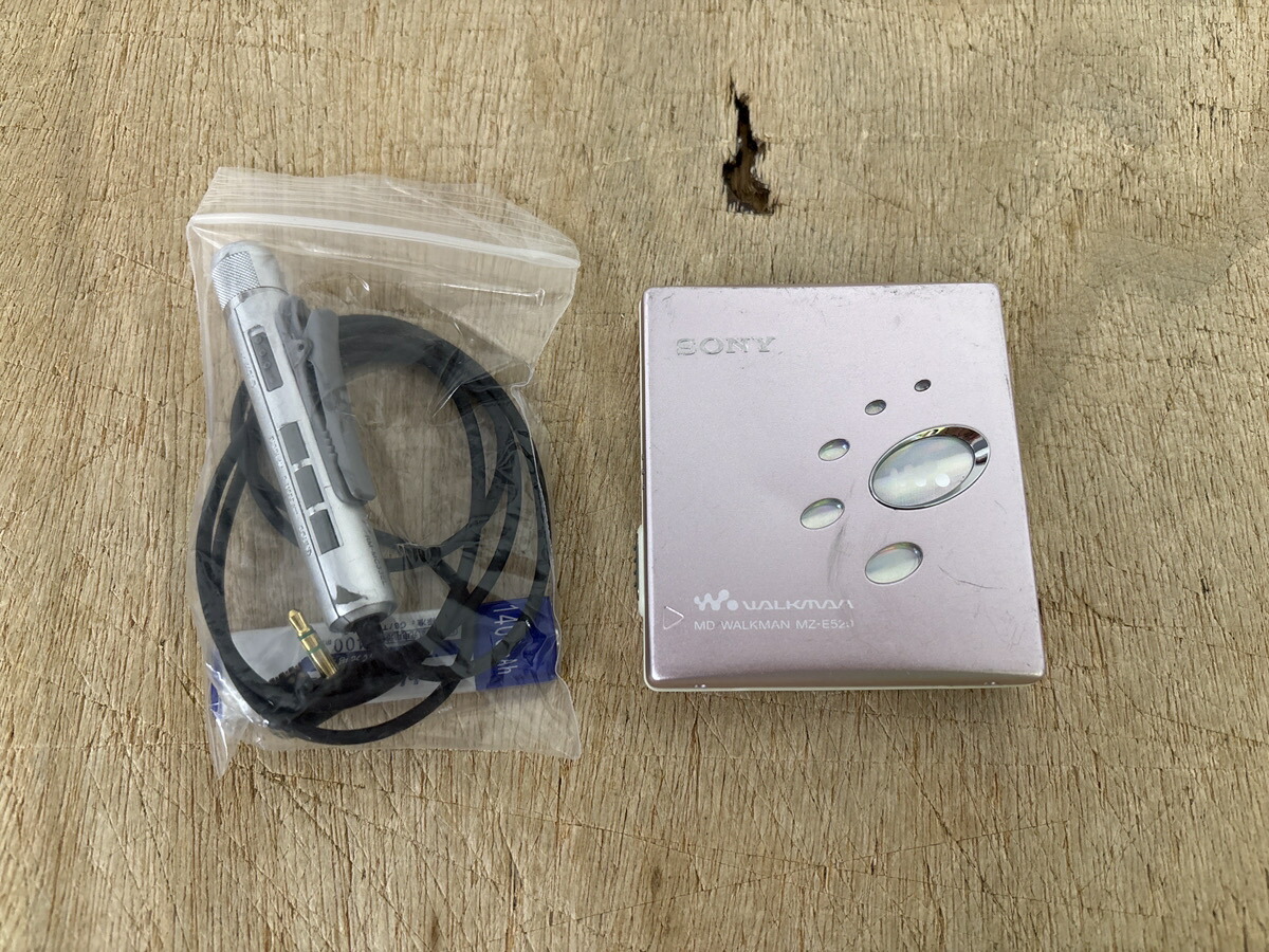 ソニー MDウォークマン ピンク MZ-E520 P ソニー MDウォークマン ピンク MZ-E520 P