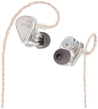 【中古】水月雨(MOONDROP) Blessing2 ハイブリット 5１番ウッド カナル型 イヤ電話機 しろがね色 M