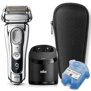 【中古】【除菌洗いもの器付き添い人】 赤銅色 続きもの9 メンズ灯し火電気カミソリ 5撥ねのける取り合わせ 洗いもの器付 水洗いする/お風呂剃り可 9394竓-V