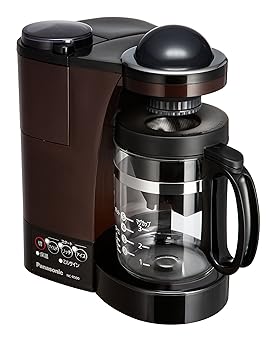 【中古】パナソニック 珈琲製造業者 圧砕機付き添い人 ステンレス鋼ろ波器付き添い人 浄水役立つこと 赤銅色 NC-R500-T