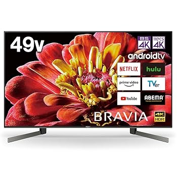 【中古】ソニー 49V型 液晶 テレビ受像機 ブラビア KJ-49X9500G 4Kラジオ受信機内蔵 Android TV役立つこと積み上げる Works with Alexa相応う 2019年真似形