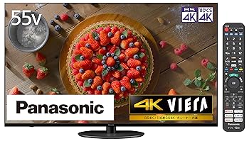 楽天市場】【中古】 パナソニック 55V型 4Kダブルチューナー内蔵