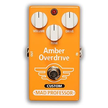 【中古】Mad Professor マッドプロフェッサー エフェクター Custom Pedal Series モディファイモデル ベースオーバードライブ Amber Overdrive FAC"For B｜フジセイ