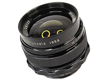 【中古】※年寄りの水晶体※MIR-1 37粍/f2.8 すべり出し型 黒いこと M42マウント 検査と修理済み