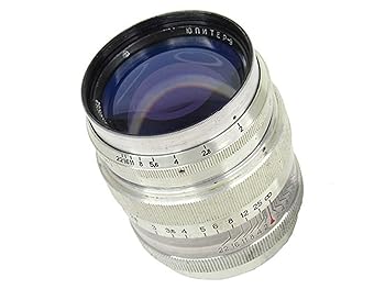 【中古】※年寄りの水晶体※JUPITER-9 85粍/f2 しろがね色 Lマウント 検査と修理済み