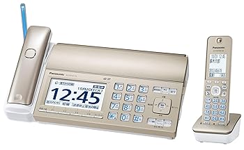 【中古】パナソニック おたっくす デジタルコードレスFAX 子機1台付き添い人 小にくらしい電話を掛ける打つ手役立つこと積み上げる 三鞭酒ゴールド KX-PD725DL-N