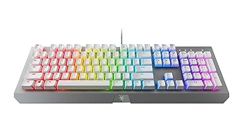 【中古】Razer Blackwidow X Chroma Mercury Edition - Mechanical Gaming Keyboard - Us Layout - Frml Packaging