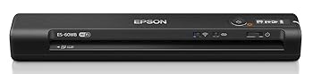 【中古】【キャンペーン実施中】エプソン スキャナー ES-60WB (モバイル/A4/USB対応/Wi-Fi対応/ブラック)｜フジセイ