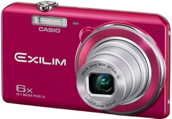 【中古】CASIO デジタルカメラ EXILIM 1610万画素 6倍 レッド EX-ZS20RD|フジセイ