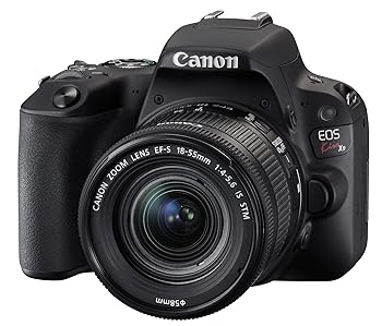 【中古】Canon デジタル一眼二眼レフ写真機 EOS Kiss X9 黒いこと 水晶体一揃いの道具 EF-S18-55 F4 STM嘱する KISSX9BK-1855F4ISSTMLK