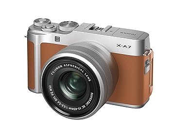 【中古】富士フイルム(FUJIFILM) 鏡鑑受け答え一眼写真機 X-A7水晶体一揃いの道具 駱駝 X-A7LK-CA