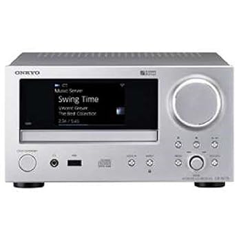 【中古】ONKYO 網状組織CD受信システム ハイレゾ相応う しろがね色 CR-N775(S)