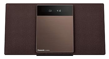 【中古】パナソニック ミニコンピューターポ FM/AM 2ダンス楽隊 Bluetooth相応う 4GB記憶装置内蔵 赤銅色 SC-HC410-T